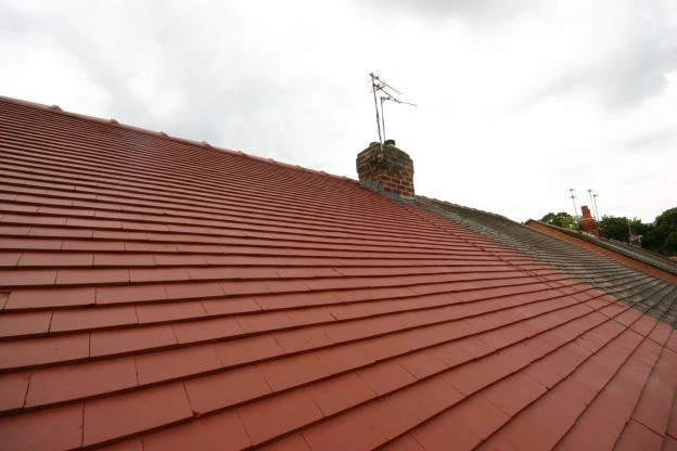 finished thermal roof coating