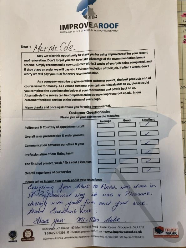 Cole Roof Coating Recommendation Manchester