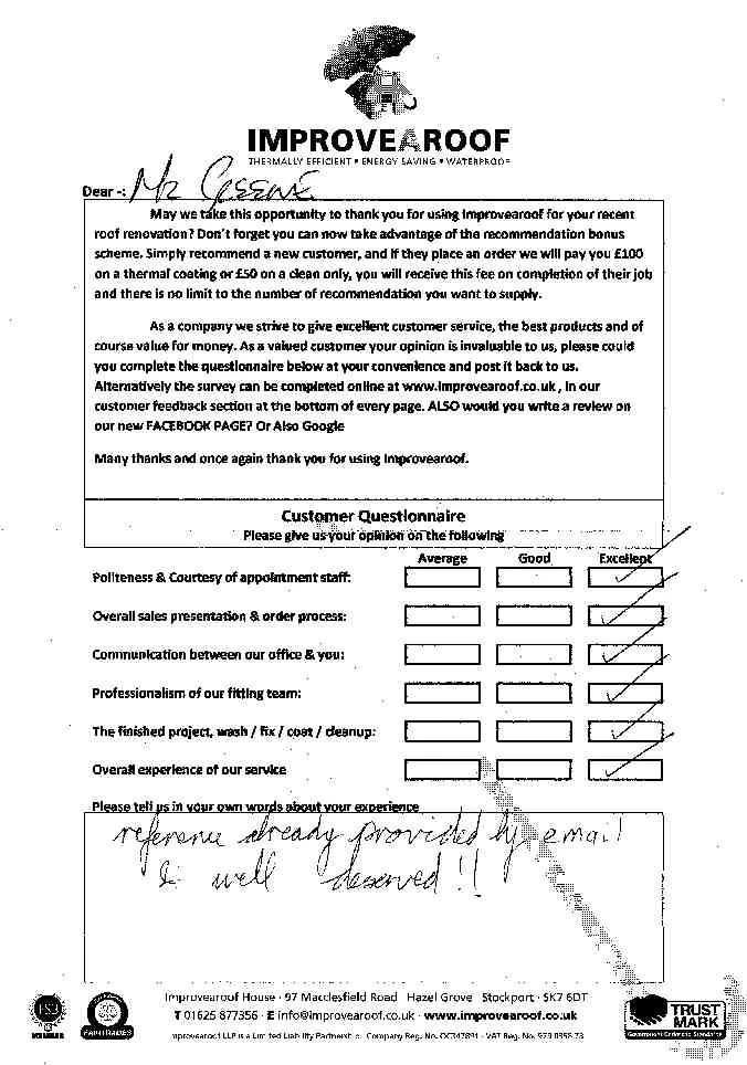 Roof Clearning and Coating Stockport