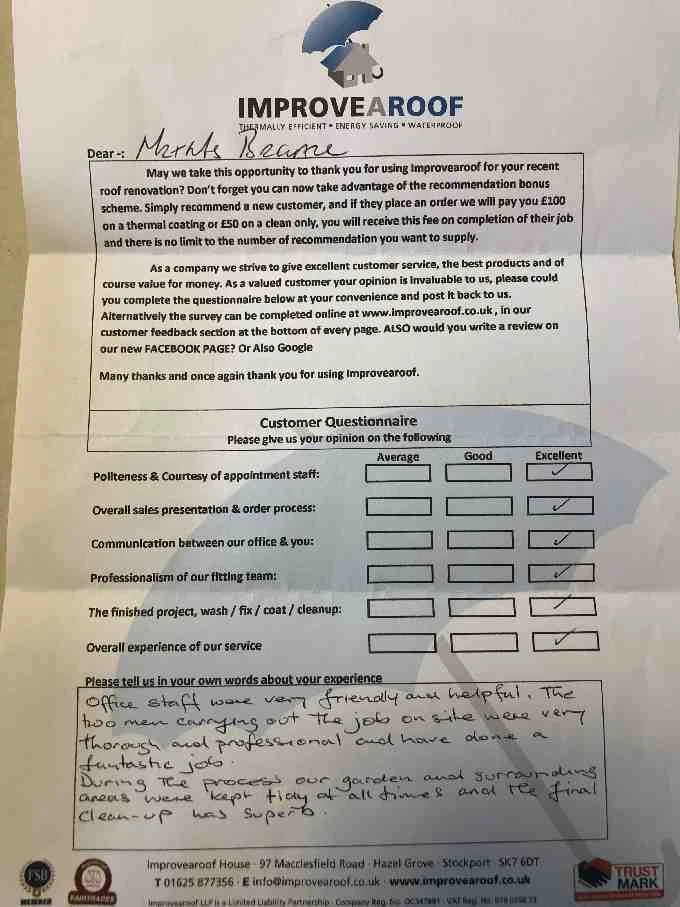 Roof Coating Lancashire